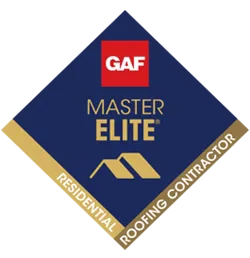 GAF Master Elite contractor badge