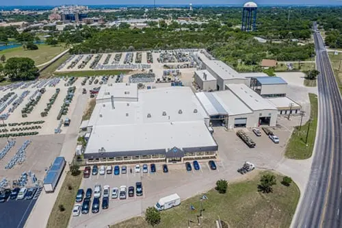 Sunbelt Transformers roof in Temple